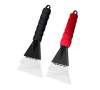 LPMXYW 2pcs Heavy Duty Ice Scraper with Soft Grip Comfort Foam,Fridge Drain Hole Cleaning Tool Ice Scraper for Freezer Efficient Snow Removal and Frost De-Icer Tool Fridge Dredger and Cleaning Set.