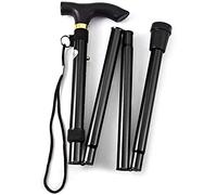 LPNCBUDC Trekking Poles Walking Stick, Aluminum Alloy Metal Folding T-Handle Walking Stick Trekking Poles Hiking Trekking Poles Crutches Non Slip Rubber
