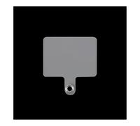 LPNGTNG 1/2/3Pcs Sturdy Stainless Steel Phone Lanyard Patch Clip Ultra Thin Metal Cellphone Hanging Strap Gasket Replacement Tether Pad(Silicone Clear,Pink)