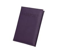 LPNGTNG 1pc PU Leather Possport Cover Case for World Travel Passport Protector Organizer Universal Passport Holder Bag Case Sleeve(Purple)