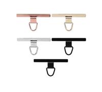 LPNGTNG 5/3/1PCS Sturdy Metal Cellphone Hanging Strap Gasket Replacement Stainless Steel Mobile Phone Lanyard Tether Tabs Patch Clip(Mixed A,5PCS)