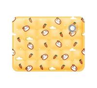 LPNGTNG Cats Dogs Pet Cooling Mat For Summer Breathable Comfortable Ice Silk Pet Ice Pad Water Washed Portable Dog House For Sofa Floor(Mengdundun,40X50CM for 4-10KG)
