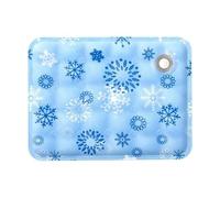 LPNGTNG Cats Dogs Pet Cooling Mat For Summer Breathable Comfortable Ice Silk Pet Ice Pad Water Washed Portable Dog House For Sofa Floor(Blue Snowflake,40X50CM for 4-10KG)