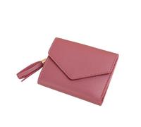 LPNGTNG Fashion Women Wallets Simple Zipper Purses Black White Gray Red Long Section Clutch Wallet Soft PU Leather Money Bag(Dark Pink2)