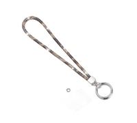 LPNGTNG Glitter Rhinestone Phone Lanyard 24cm Phone Wrist Straps Keychain Hanging Anti-lost Rope Crystal Phone Strap(Leopard)