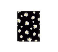 LPNGTNG Leopard Print Passport Holder Travel Flower Women Passport Cover PU Leather Credit Card Wallet Black Ticket Passports Case(B)