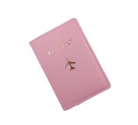 LPNGTNG Lover Couple Passport Cover Hot Stamping Simple Plane Women Men Travel Wedding Passport Cover Holder Fashion Wedding Gift(10)