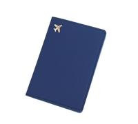 LPNGTNG Lover Couple Passport Cover Hot Stamping Simple Plane Women Men Travel Wedding Passport Cover Holder Fashion Wedding Gift(A)