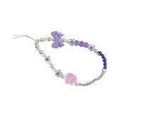 LPNGTNG Pink Bowknot Bear Star Flower Cellphone Lanyard Phone Chains for Women Girls Sweet Pearl Phone Charm Strap Anti-lost Accessories(120-2)