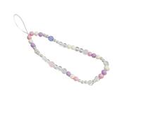 LPNGTNG Pink Bowknot Bear Star Flower Cellphone Lanyard Phone Chains for Women Girls Sweet Pearl Phone Charm Strap Anti-lost Accessories(122)