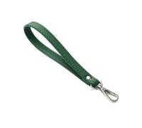 LPNGTNG Soft PU Leather Mobile Phone Strap Portable Simple Solid Color PU Leather Phone Wrist Strap Mobile Phone Accessories(Green)