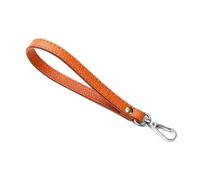 LPNGTNG Soft PU Leather Mobile Phone Strap Portable Simple Solid Color PU Leather Phone Wrist Strap Mobile Phone Accessories(Brown)