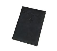 LPNGTNG The World Map Passport Cover Hot Stamping Simple Plane Women Men Travel Passport Case Holder Fashion Wedding Gift(C Black)