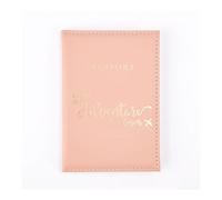 LPNGTNG Women Men Letter Lover Passport Cover Men Women Travel Passport Case Leather Cute Passport Wallet Purse Girl Card Holder(Brown)