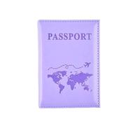 LPNGTNG Women Men Letter Lover Passport Cover Men Women Travel Passport Case Leather Cute Passport Wallet Purse Girl Card Holder(DEEP Blue)