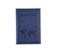 LPNGTNG Women Men Letter Lover Passport Cover Men Women Travel Passport Case Leather Cute Passport Wallet Purse Girl Card Holder(Dark Grey)