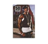 LPOHJD 50 Cent CurtisPrinting Wall Art Posters Canvas Posters Artwork Gifts Room AestheticsUnframe-style 16x24inch(40x60cm)