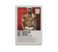 LPOHJD 50 Cent CurtisPrinting Wall Art Posters Canvas Posters Artwork Gifts Room AestheticsUnframe-style 08x12inch(20x30cm)