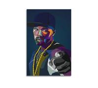 LPOHJD 50 Cent Rapper 1Printing Wall Art Posters Canvas Posters Artwork Gifts Room AestheticsUnframe-style 08x12inch(20x30cm)