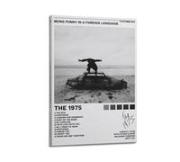 LPOHJD The 1975 Poster Being Funny In A Foreign Language Cover AlbumPrinting Wall Art Posters Canvas Posters Artwork Gifts Room AestheticsFrame-style 16x24inch(40x60cm)