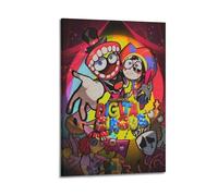 LPOHJD The Amazing Digital CircusPrinting Wall Art Posters Canvas Posters Artwork Gifts Room AestheticsFrame-style 12x18inch(30x45cm)