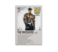 LPOHJD The Massacre By 50 CentPrinting Wall Art Posters Canvas Posters Artwork Gifts Room AestheticsUnframe-style 16x24inch(40x60cm)