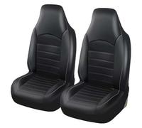 LPOJUHBSWAR Car Seat Covers Front Pair, for Nissan Juke 2011-2025, High Back Bucket Seat Cover, Leather Car Seat Cover, Interior Accessories,C/Grey