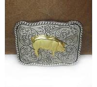 LPOK feature zinc alloy hog belt buckle pig belt buckle 03672 cowboy jeans gift belt buckle-default,a