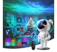 LPONGPOCUI Astronaut Galaxy Projector Starry Night Light, Astronaut Light Projector with Nebula, Space Star Projector with Timer & Remote Contro, Room Decor Aesthetic Best Gift for Children & Adults