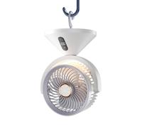 Lpoppcx Air Circulator Fan | USB Charging Electric Air Circulator Fan | Hangable Freshener 100-Speed Summer Equipment for Dorm Bedside Reading Working Bedroom