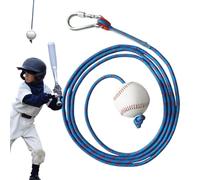 Lpoppcx Baseball Hitting Trainer | Baseball Hitting Training Equipment | Practice Strap Portable Workout Tool for Throwing Sports Fielding Backyard Park Indoor Men Youth