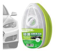 Lpoppcx Car Glass Oil Film Remover, 150 ml Polishing and Cleaning Brush, Cleaner for Removing Oil Film and Stains on Car Glass, for Trucks and Motorcycles as well as the Removal of Bird Droppings