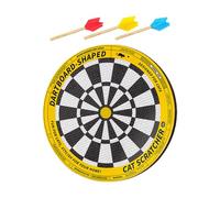 Lpoppcx Cat Wall Scratcher - Dartboard Design Scratch Pad - Adhesive Cat Scratch Mat | for Kittens Play Enrichment Protecting Furniture From Corner To Door House Floor Ceiling Chair