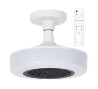 Lpoppcx Ceiling LED Lights with Built-in Heater, 400W Heating Fan, Includes Heater and Remote Control E27 Screw-in Shower Heaters for Bathrooms Bedrooms Nursery Living Room