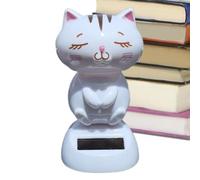 Lpoppcx Dashboard Bobble | Cat Solar Powered Dancing Dashboard Decor | Interior Decor for Vehicle Auto Truck Office Men Women Home Desk Road Trip Birthdays Party