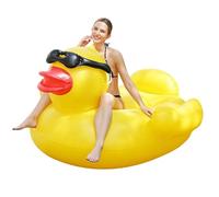Lpoppcx Duck Float,Giant Duck Inflatable Pool Floats | Water Toys Rafts Swim Rings Blow up Floating Lounge Chair for Adults Kids Girls Beach Garden Carnivals Event Party