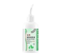Lpoppcx Ear Solution for Cats | Ear Care for Cats | Cleaning Solution 60ml Soothing Odor Control for Reduce Dirt Wax Buildup Cleaner Wash Kitten Puppy Ticks