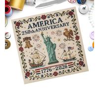 Lpoppcx Embroidery Kit | Embroidery Practice Kits,Commemorative Complete Set for Men Women Friends Family Members Hobbyists Enthusiasts Party Decor