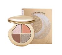 Lpoppcx Eyeshadow Palette | 4-in-1 Eye Shadow Palette | Blush Shimmer Highlighter Cosmetic Skin Enhancer for Older Mature Teens Women Girls Travel