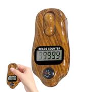 Lpoppcx Finger Counter,Adjustable Digital Beads Counter - Handheld Electrical Clicker Counting Device for Men Women Prayer Stress Relief Sports Yoga Outdoors Relaxation