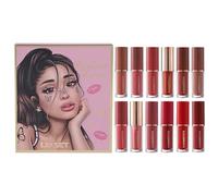 Lpoppcx Lipstick Set - Waterproof Lip Makeup Kit - Makeup Matte Lipstick Lip Kit,for Business Trip Stage Dating Gathering Vacation