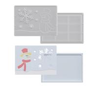 Lpoppcx Money Holder Resin Mold | Crafting Moulds | Sock Snowman Snowflake Holiday Money Holder Mold | for Holiday Card Home Ornament Festival Decor