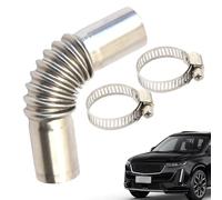 Lpoppcx Motorcycle Exhaust Pipe,Air Parking Heater Extension Tube | Stainless Steel Air Parking Heater Elbow Exhaust Pipe for Mower, Motorcycle, Truck, Bike, Vehicle, RV