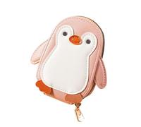 Lpoppcx Penguin Wallet PU Leather Zipper Large Capacity Penguin