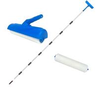 Lpoppcx Roll for ceiling paint, drip- paint roller with protective shield, protective device for painting work, for home, kitchen, bathroom, living room, garage, interior furniture, cupboard