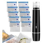 Lpoppcx Snack Bag Sealer | 800Mah Mini Air Sealing Machine for Food,Handheld Resealer for Kitchen Meat Preservation Leftover Meal Prep Home Travel Camping Freezer Packaging