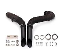 LPOXD Motorcycle Exhaust Pipe For Harley For Davidson T7 For Softail For Sportster 883 1200 Accessories Modified Replacement(C Black)