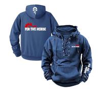 LPPALsjd Men Baggy Hoodie Sweatshirt Fo.r The H.or.d.e with Pockets Outwear Tops Long Sleeve Hoody Jumpers Activewear Workout Jacket Spring Autumn Coat-LanS||m