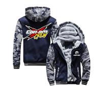 LPPALsjd Men Camo Hoodie for C.a.n-a.m Zippered Sweatshirts Long Sleeve Hoody Hooded Tracksuit Flannel Jackets Comfort Active Coats-Camo-A||M