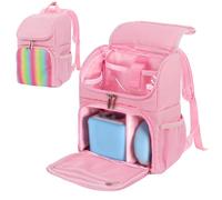 LPQKCcY Carry Case Backpack for Tonies Box Characters UK, Storage Bag for Tonies Headphones Charger, Multiple Pockets and Adjustable Strap for Toniebox Audio Player Starter Set